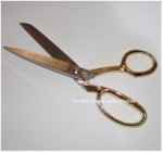 DRESSMAKER SHEARS (EVER SHARP) GOLD HANDLE 20CM