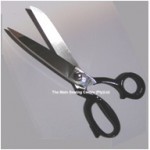 TAILOR SHEARS BLACK HANDLE 26CM