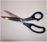 TAILOR SHEARS STAINLESS STEEL NHANDLE 23CM