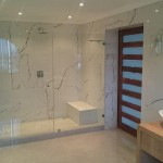 Frameless showers