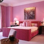 Pinkly wrapped Headboard and Bed base box