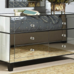 Silver Vixed Mirror unit