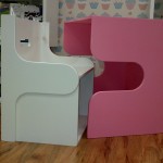 Puzzle Desk & Pedestal