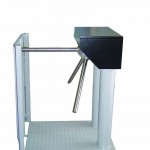 Portable Events Waist Height Turnstile - side view