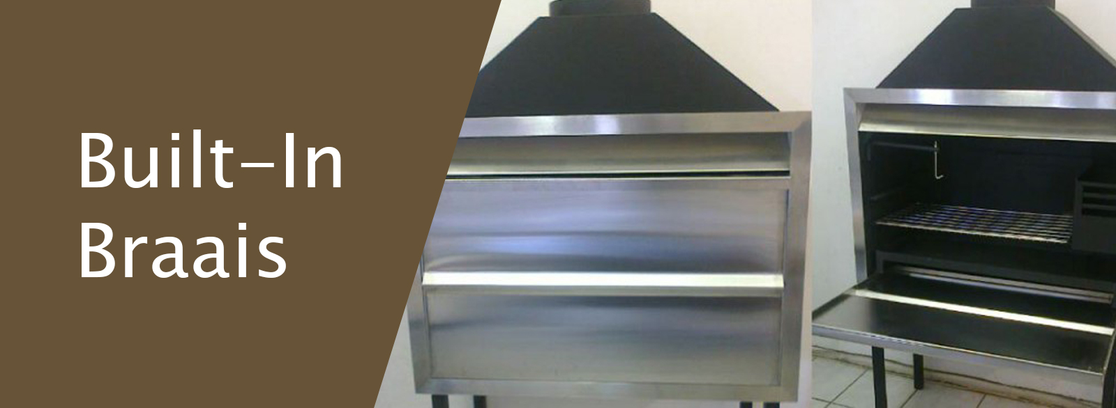 Rudy's Braai Shop Built In Braai Portable Braai