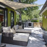 Shade Sail Covring Backyard