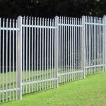 White Palisade Fencing